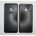 Tapa trasera Samsung A30 NEGRA CON LENTE A305 A305F SM-A305F back cover 