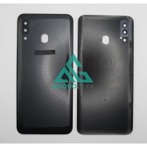 Tapa trasera Samsung A30 NEGRA CON LENTE A305 A305F SM-A305F back cover 