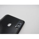 Tapa trasera Samsung A30 NEGRA CON LENTE A305 A305F SM-A305F back cover 