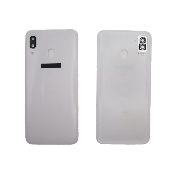 Tapa trasera Samsung A30 BLANCA CON LENTE A305 A305F SM-A305F back cover 