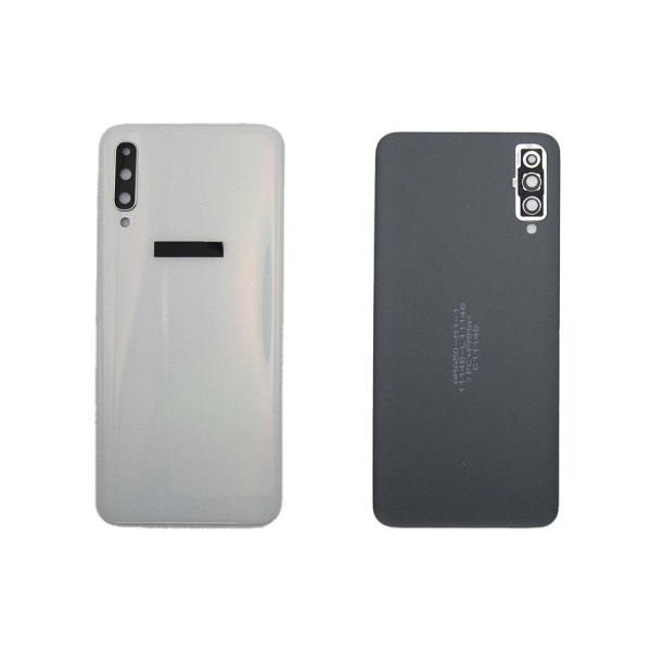 Tapa trasera Samsung A50 BLANCA CON LENTE SM-A505 back cover 