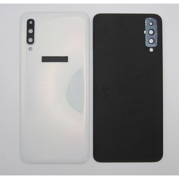 Tapa trasera Samsung A50 BLANCA CON LENTE SM-A505 back cover 