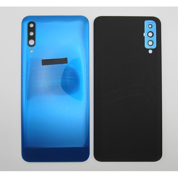 Tapa trasera Samsung A50 AZUL CON LENTE SM-A505 back cover 
