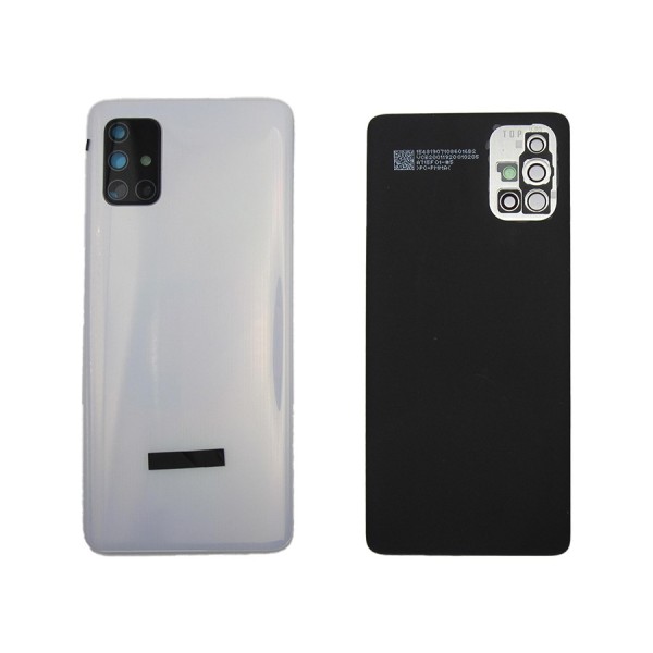 Tapa trasera Samsung A71 BLANCA CON LENTE SM-A715 back cover 