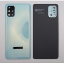 Tapa trasera Samsung A71 AZUL CON LENTE SM-A715 back cover 