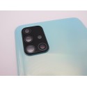 Tapa trasera Samsung A71 AZUL CON LENTE SM-A715 back cover 