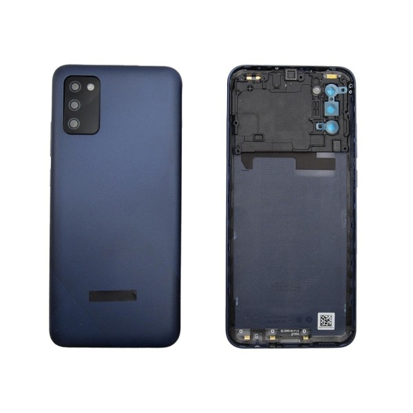 Tapa trasera Samsung A02S AZUL CON LENTE SM-A025 back cover 