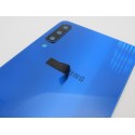 Tapa trasera Samsung A7 (2018) A750 AZUL CON LENTE back cover 