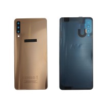 Tapa trasera Samsung A7 (2018) A750 DORADA CON LENTE back cover Tapa trasera Samsung A7 (2018) A750 DORADA CON LENTE back cover