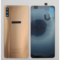 Tapa trasera Samsung A7 (2018) A750 DORADA CON LENTE back cover Tapa trasera Samsung A7 (2018) A750 DORADA CON LENTE back cover