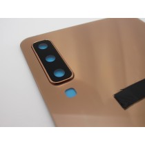Tapa trasera Samsung A7 (2018) A750 DORADA CON LENTE back cover Tapa trasera Samsung A7 (2018) A750 DORADA CON LENTE back cover