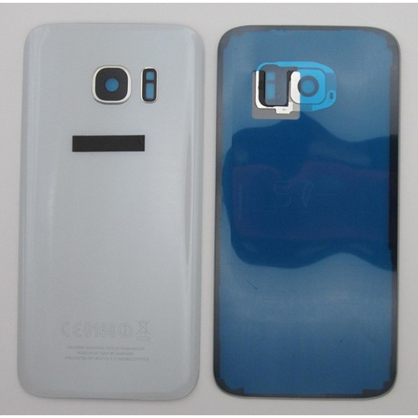 Tapa trasera Samsung S7 G930 BLANCA CON LENTE back cover 