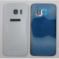 Tapa trasera Samsung S7 G930 BLANCA CON LENTE back cover 