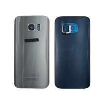 Tapa trasera Samsung S7 G930 PLATEADA CON LENTE back cover 