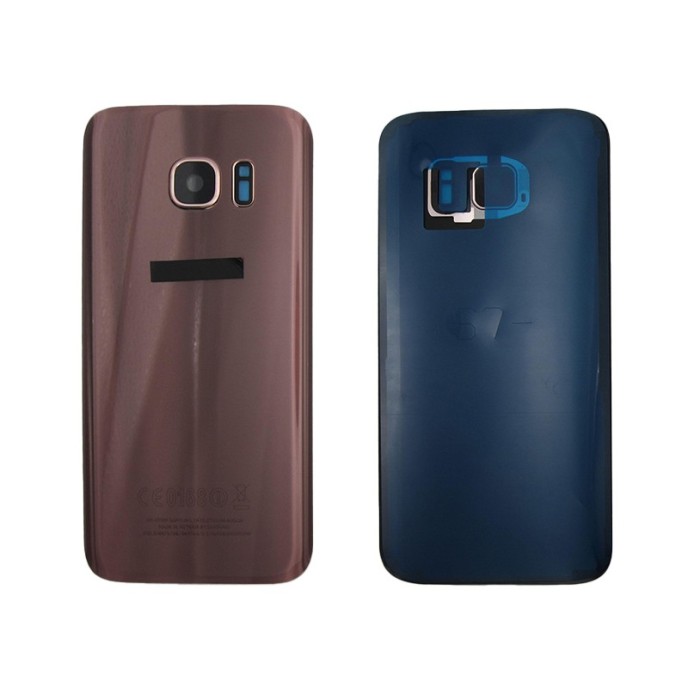 Tapa trasera Samsung S7 G930 ROSA/DORADO CON LENTE back cover 