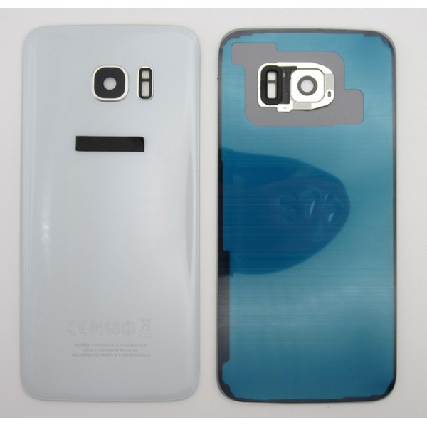 Tapa trasera Samsung S7 EDGE G935 BLANCA CON LENTE back cover 