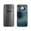 Tapa trasera Samsung S7 EDGE G935 DORADA CON LENTE back cover 