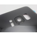 Tapa trasera Samsung S8 G950 NEGRA CON LENTE back cover 