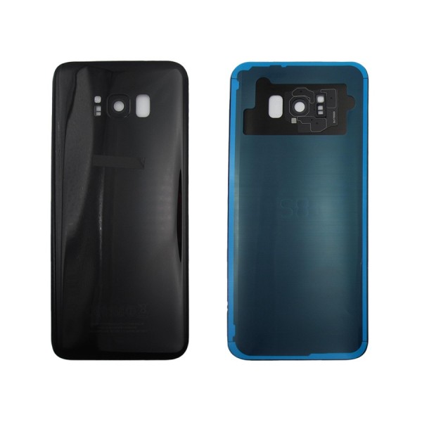 Tapa trasera Samsung S8 PLUS G955 NEGRA CON LENTE back cover 