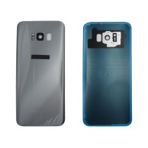 Tapa trasera Samsung S8 PLUS G955 PLATEADA CON LENTE back cover 