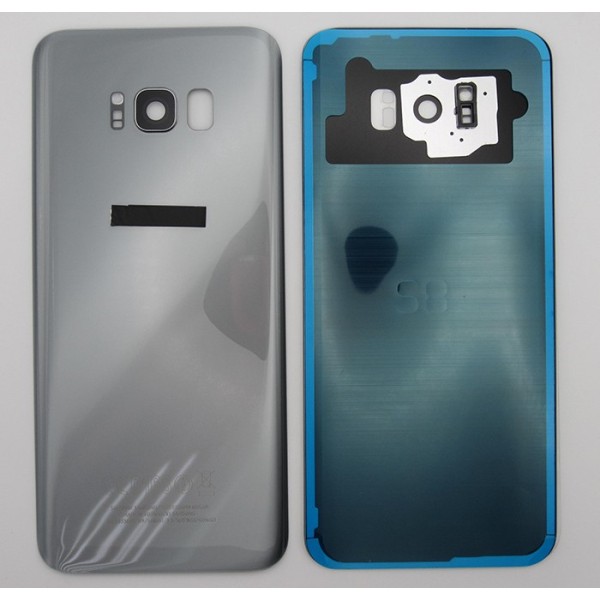 Tapa trasera Samsung S8 PLUS G955 PLATEADA CON LENTE back cover 