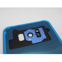 Tapa trasera Samsung S8 PLUS G955 AZUL CON LENTE back cover 