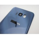 Tapa trasera Samsung S8 PLUS G955 AZUL CON LENTE back cover 