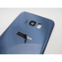 Tapa trasera Samsung S8 PLUS G955 AZUL CON LENTE back cover 