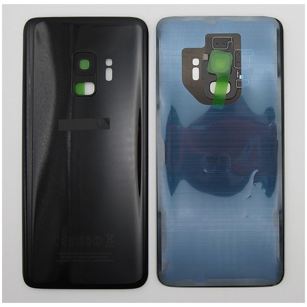 Tapa trasera Samsung S9 G960F NEGRA CON LENTE back cover tapa cubre baterÍa