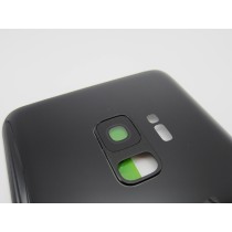 Tapa trasera Samsung S9 G960F NEGRA CON LENTE back cover tapa cubre baterÍa Tapa trasera Samsung S9 G960F NEGRA CON LENTE back cover tapa cubre baterÍa