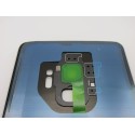Tapa trasera Samsung S9 G960F NEGRA CON LENTE back cover tapa cubre baterÍa