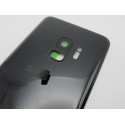Tapa trasera Samsung S9 G960F NEGRA CON LENTE back cover tapa cubre baterÍa