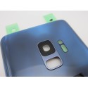 Tapa trasera Samsung S9 G960F AZUL CON LENTE back cover tapa cubre batería