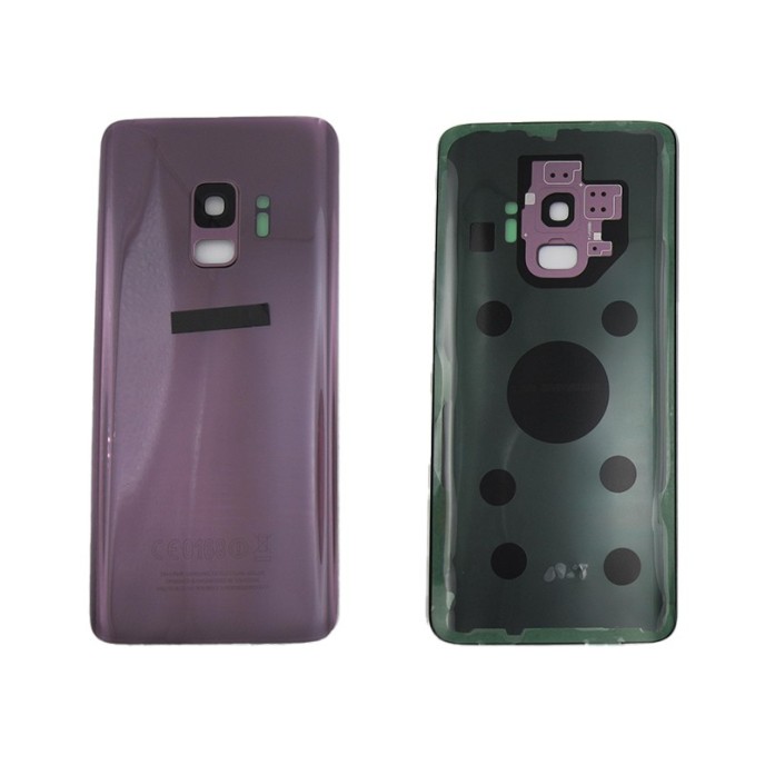 Tapa trasera Samsung S9 G960F LILA CON LENTE back cover tapa cubre batería Tapa trasera Samsung S9 G960F LILA CON LENTE back cover tapa cubre batería