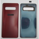Tapa trasera Samsung S10 G973F ROJO back cover tapa cubre batería