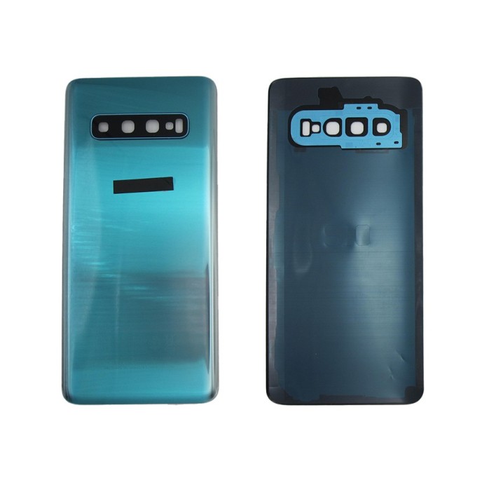 Tapa trasera Samsung S10 G973F VERDE CON LENTE back cover tapa cubre batería