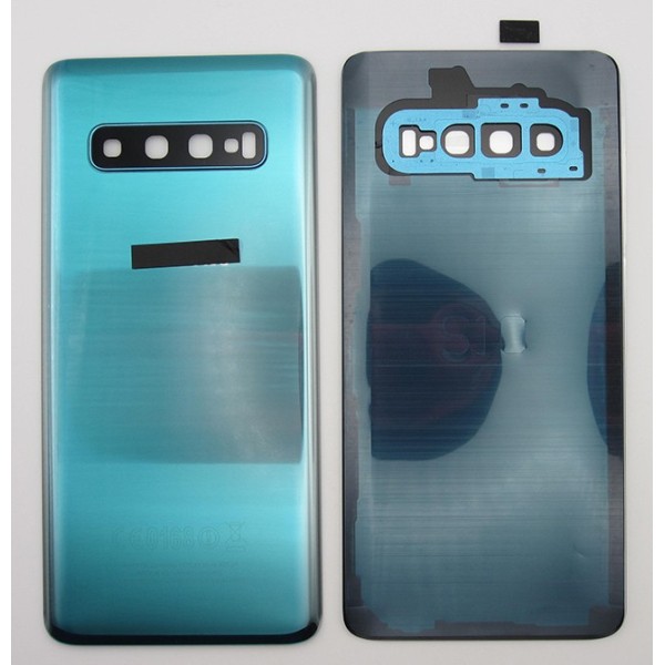 Tapa trasera Samsung S10 G973F VERDE CON LENTE back cover tapa cubre batería