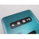 Tapa trasera Samsung S10 G973F VERDE CON LENTE back cover tapa cubre batería