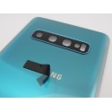 Tapa trasera Samsung S10 G973F VERDE CON LENTE back cover tapa cubre batería
