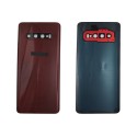 Tapa trasera Samsung S10 G973F ROJA CON LENTE back cover tapa cubre batería