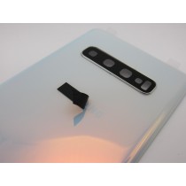 Tapa trasera Samsung S10 G973F BLANCA CON LENTE back cover tapa cubre batería