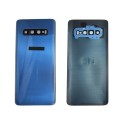 Tapa trasera Samsung S10 G973F AZUL CON LENTE back cover tapa cubre batería