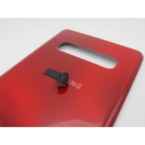 Tapa trasera Samsung S10 PLUS G975 ROJA back cover tapa cubre batería