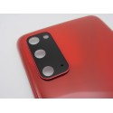 Tapa trasera Samsung S20 G980 ROJA CON LENTE back cover tapa cubre batería