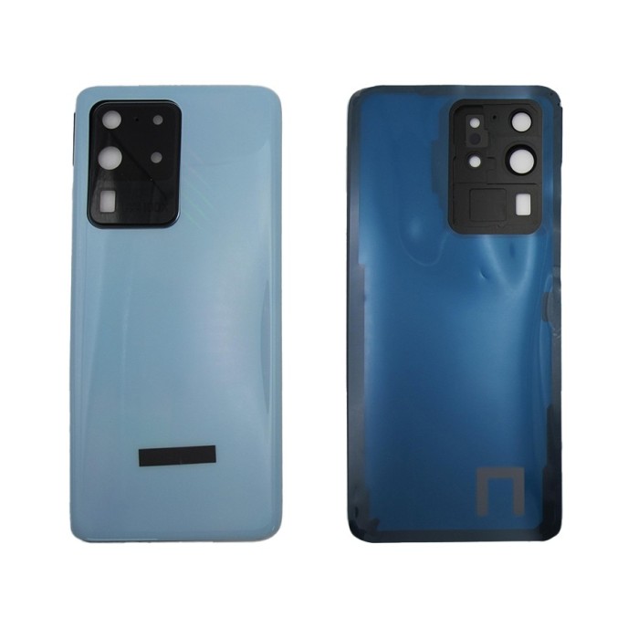 Tapa trasera Samsung S20 ULTRA G988 AZUL CON LENTE back cover tapa cubre batería Tapa trasera Samsung S20 ULTRA G988 AZUL CON LENTE back cover tapa cubre batería