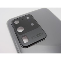 Tapa trasera Samsung S20 ULTRA G988 GRIS CON LENTE back cover tapa cubre batería Tapa trasera Samsung S20 ULTRA G988 GRIS CON LENTE back cover tapa cubre batería