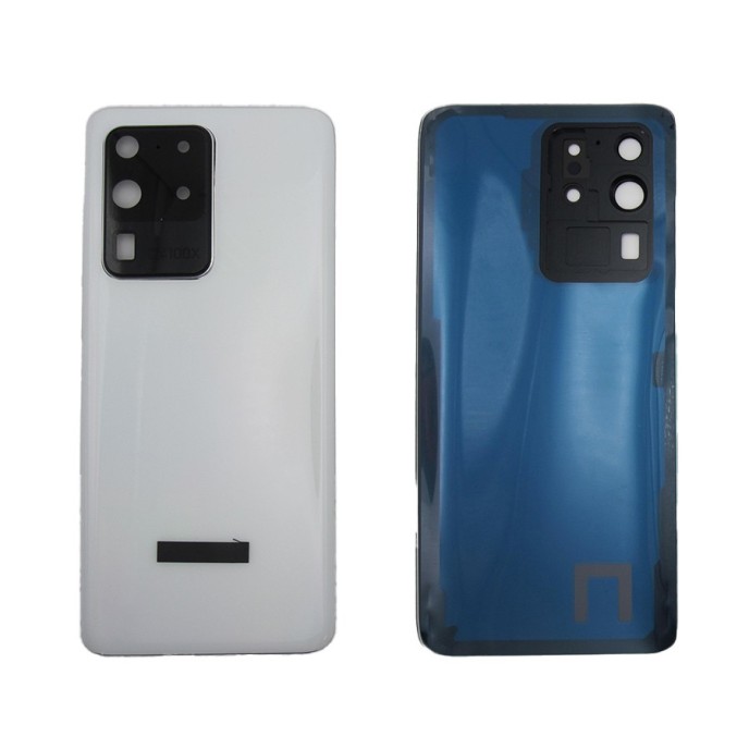 Tapa trasera Samsung S20 ULTRA G988 BLANCA CON LENTE back cover tapa cubre batería Tapa trasera Samsung S20 ULTRA G988 BLANCA CON LENTE back cover tapa cubre batería