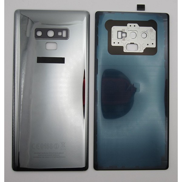 Tapa trasera Samsung galaxy Note 9 N960 PLATEADA CON LENTE back cover tapa cubre batería