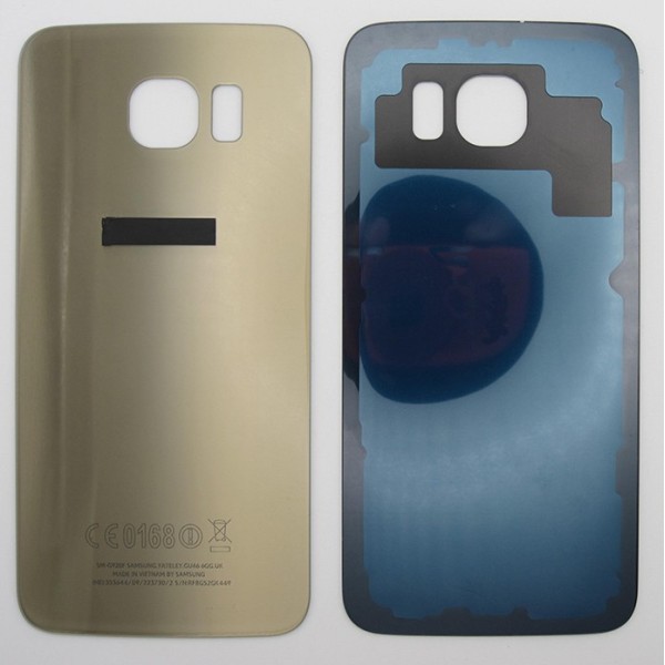Tapa trasera Samsung S6 G920 DORADA back cover tapa cubre batería