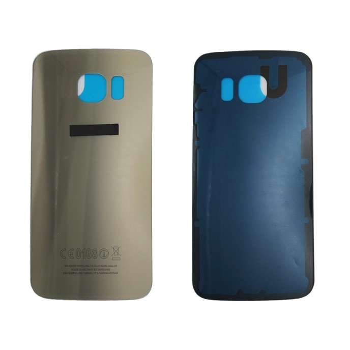 Tapa trasera Samsung S6 Edge G925 DORADA back cover tapa cubre batería